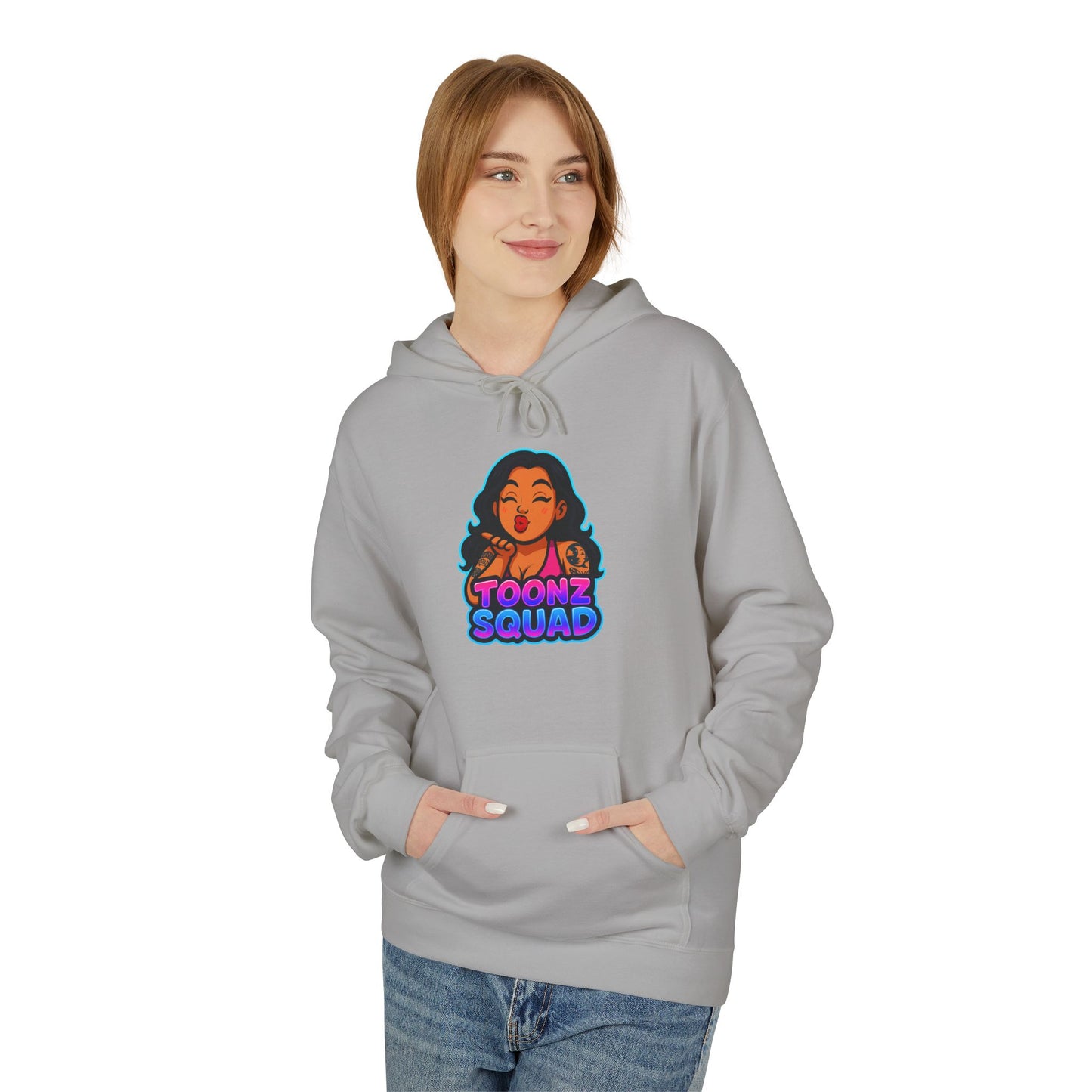 Sassy Squad Hoodie - Unisex Fleece, Cozy Gift, Trendy Streetwear, Casual Comfort, Perfect for Friends & Gatherings