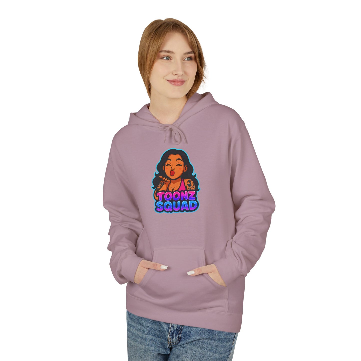 Sassy Squad Hoodie - Unisex Fleece, Cozy Gift, Trendy Streetwear, Casual Comfort, Perfect for Friends & Gatherings