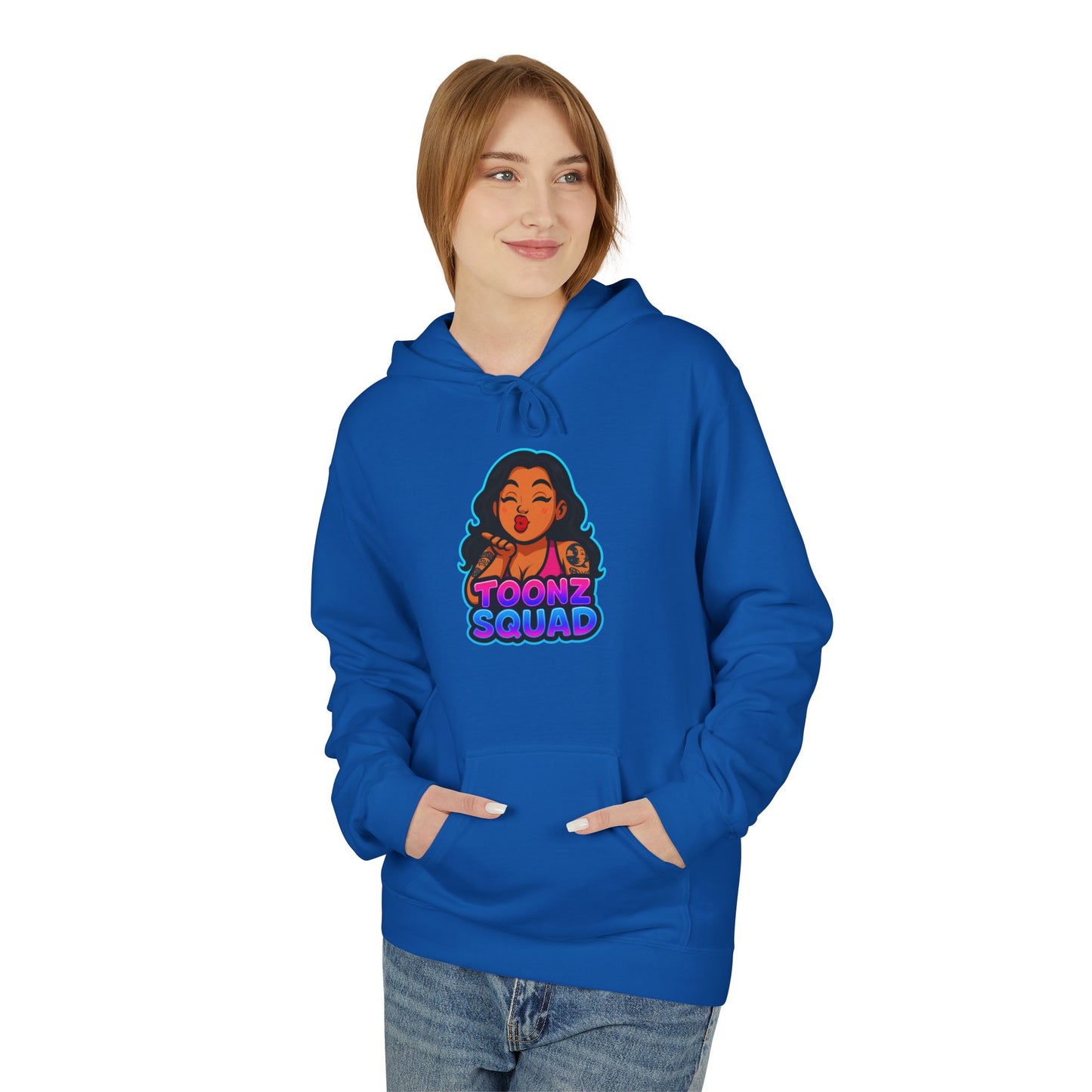 Sassy Squad Hoodie - Unisex Fleece, Cozy Gift, Trendy Streetwear, Casual Comfort, Perfect for Friends & Gatherings