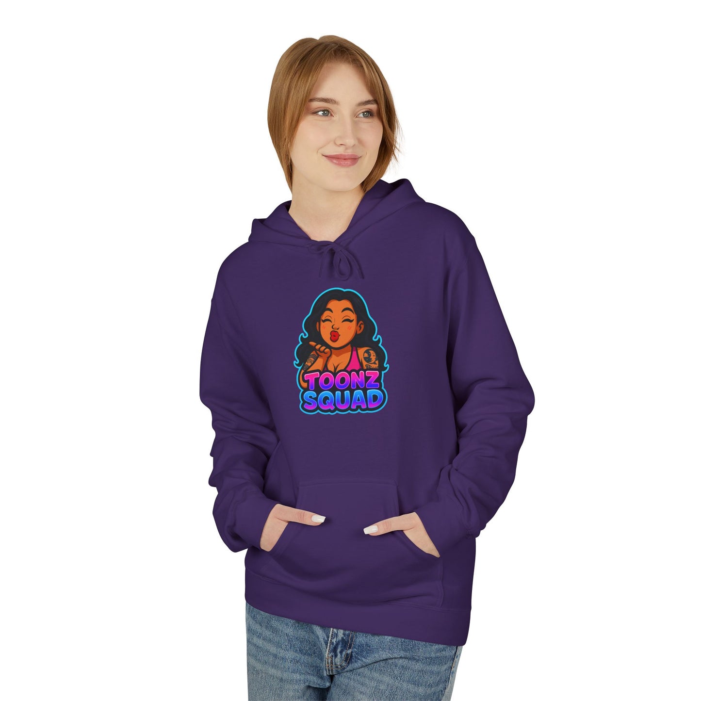 Sassy Squad Hoodie - Unisex Fleece, Cozy Gift, Trendy Streetwear, Casual Comfort, Perfect for Friends & Gatherings
