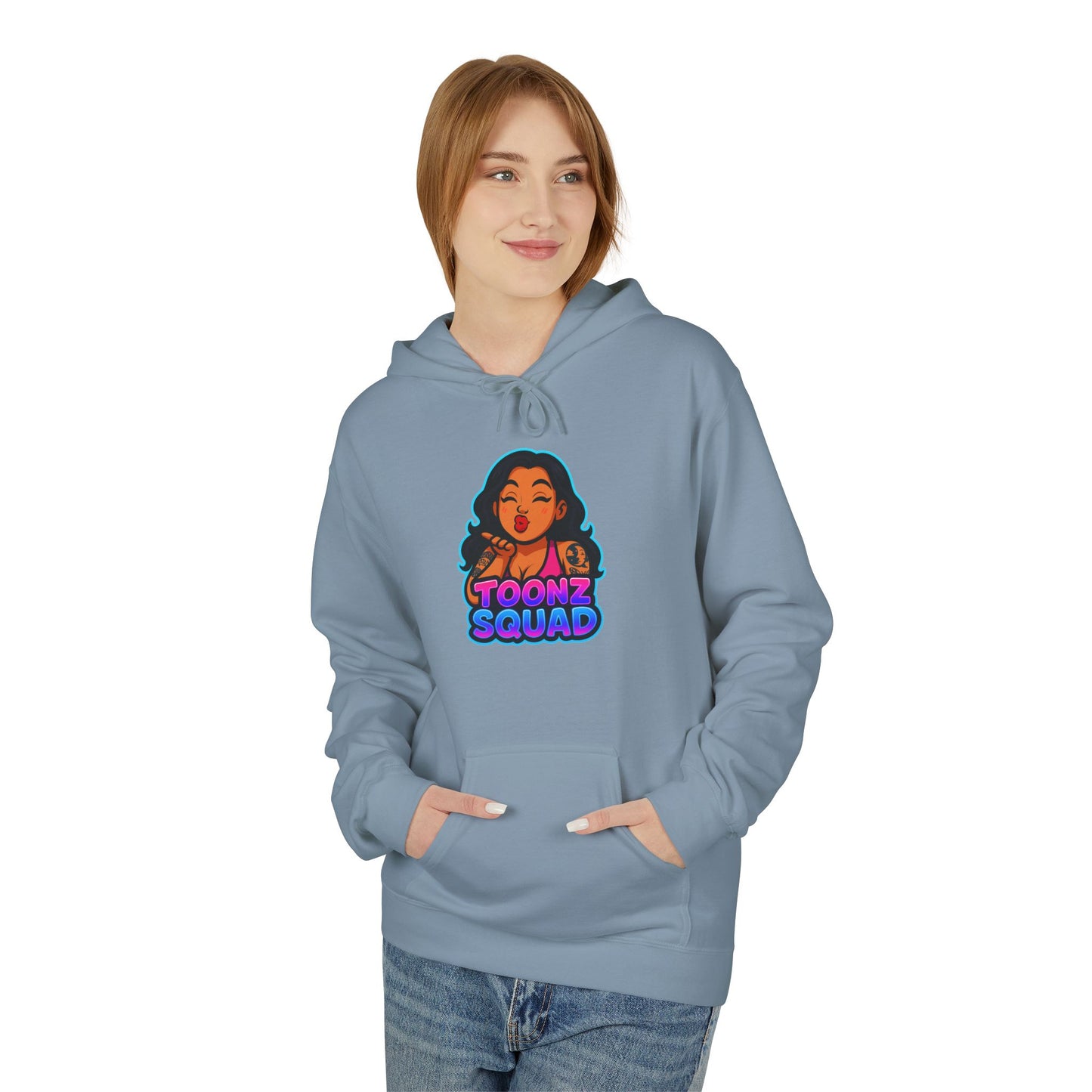 Sassy Squad Hoodie - Unisex Fleece, Cozy Gift, Trendy Streetwear, Casual Comfort, Perfect for Friends & Gatherings