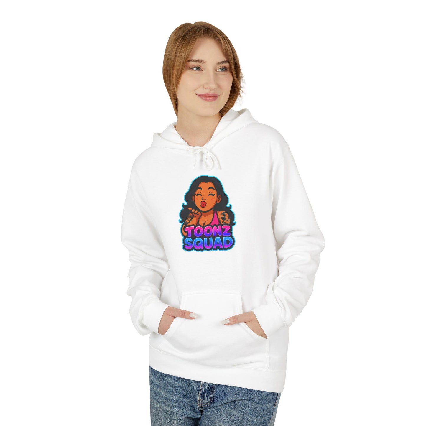 Sassy Squad Hoodie - Unisex Fleece, Cozy Gift, Trendy Streetwear, Casual Comfort, Perfect for Friends & Gatherings