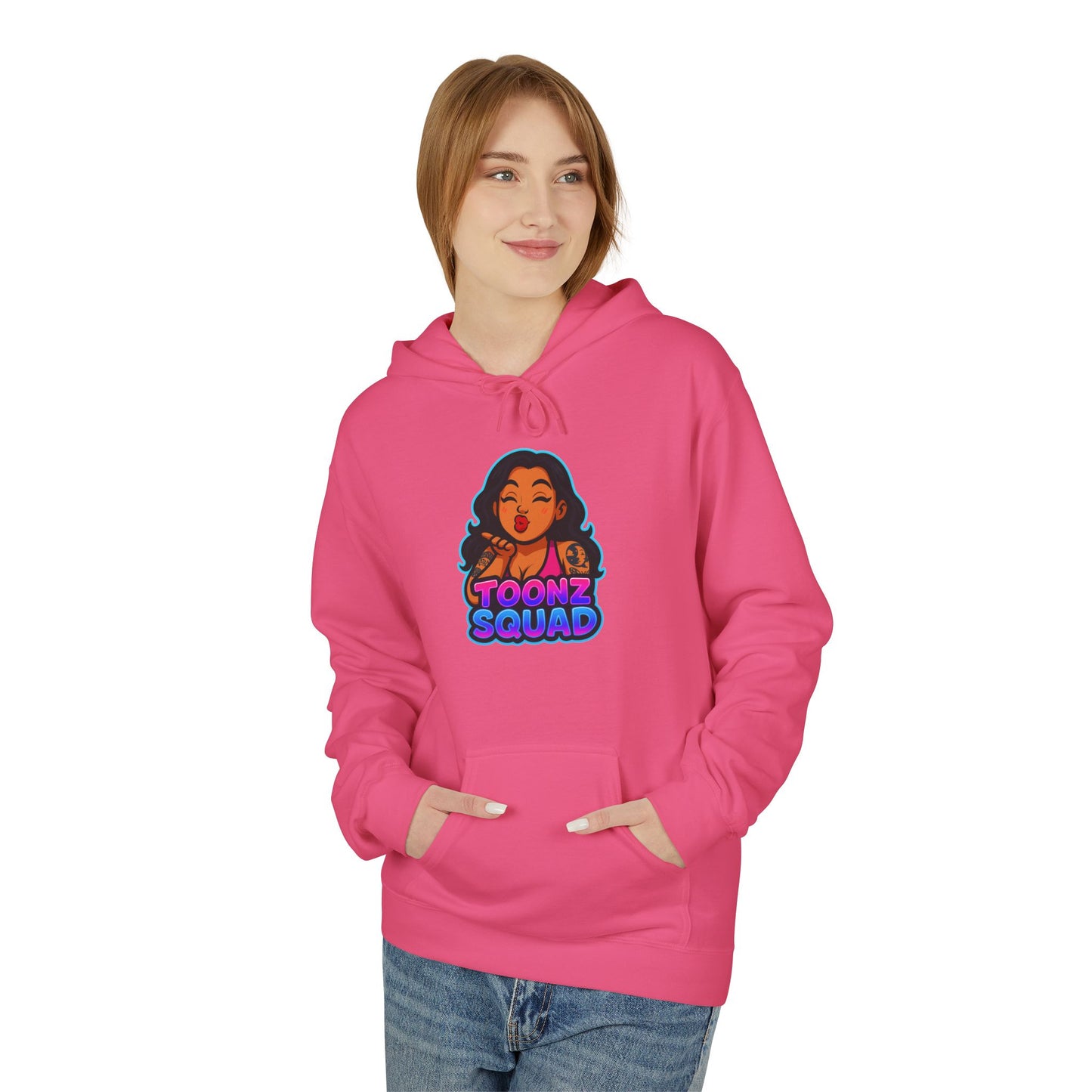 Sassy Squad Hoodie - Unisex Fleece, Cozy Gift, Trendy Streetwear, Casual Comfort, Perfect for Friends & Gatherings