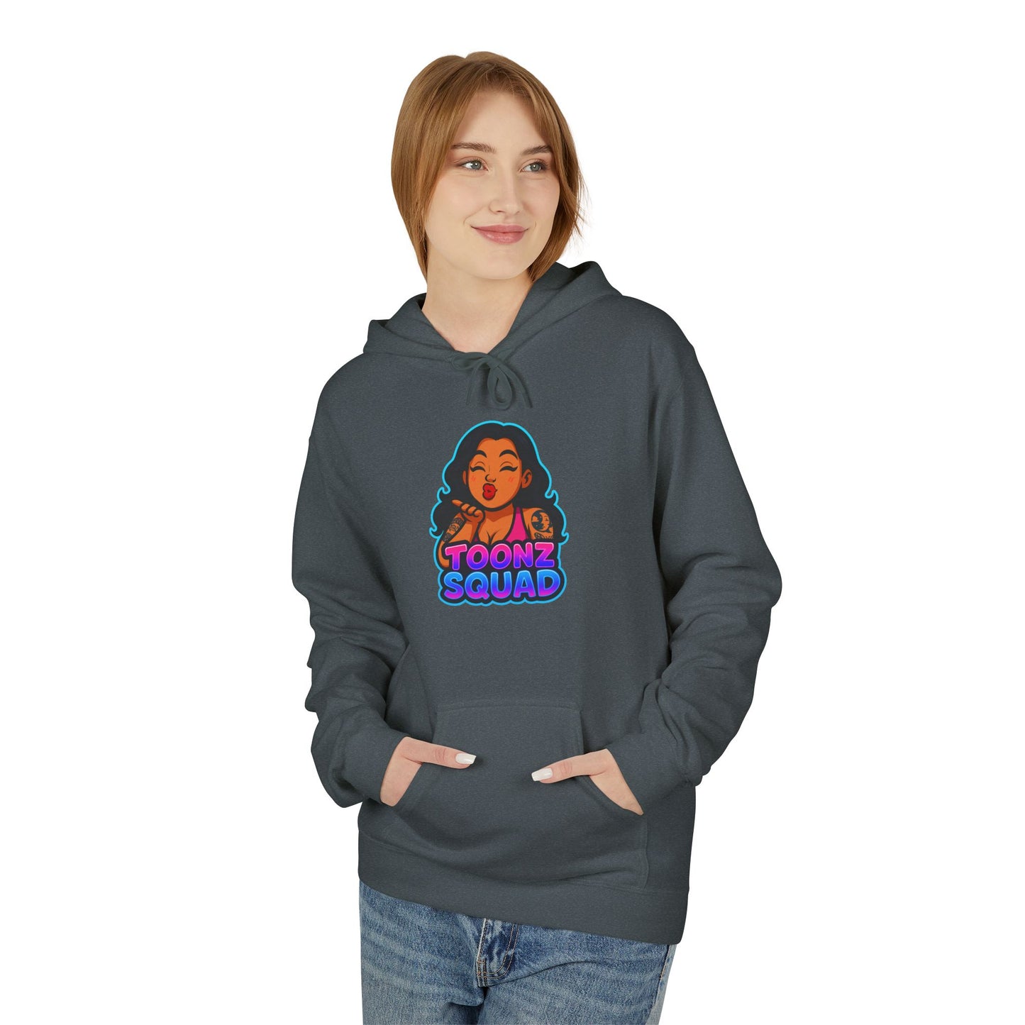 Sassy Squad Hoodie - Unisex Fleece, Cozy Gift, Trendy Streetwear, Casual Comfort, Perfect for Friends & Gatherings