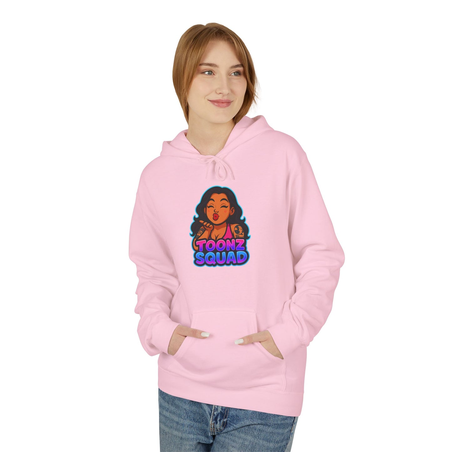Sassy Squad Hoodie - Unisex Fleece, Cozy Gift, Trendy Streetwear, Casual Comfort, Perfect for Friends & Gatherings