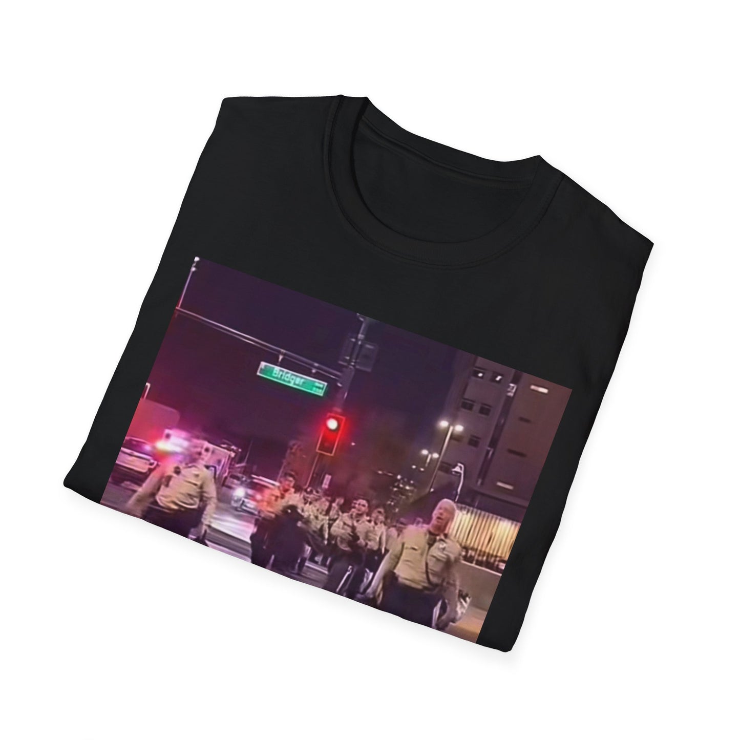 Law Enforcement Meme T-Shirt, Unisex Softstyle Tee, Joke Shirt, Humor Apparel, Unique Gift Idea