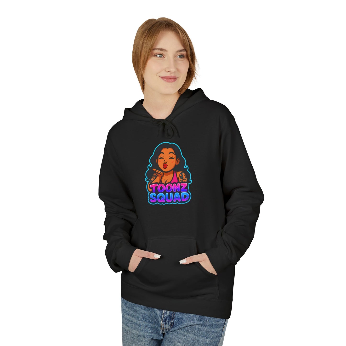 Sassy Squad Hoodie - Unisex Fleece, Cozy Gift, Trendy Streetwear, Casual Comfort, Perfect for Friends & Gatherings