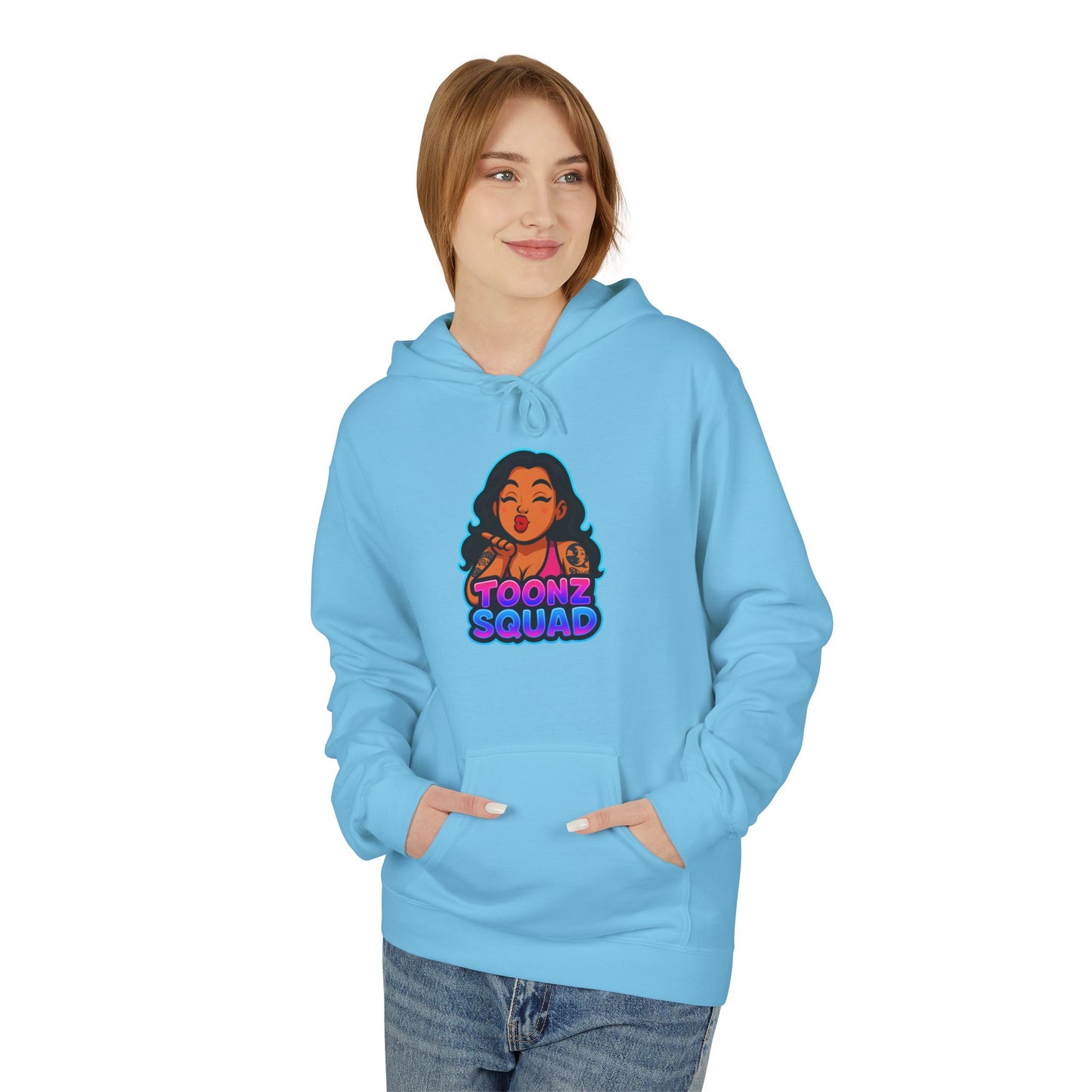 Sassy Squad Hoodie - Unisex Fleece, Cozy Gift, Trendy Streetwear, Casual Comfort, Perfect for Friends & Gatherings