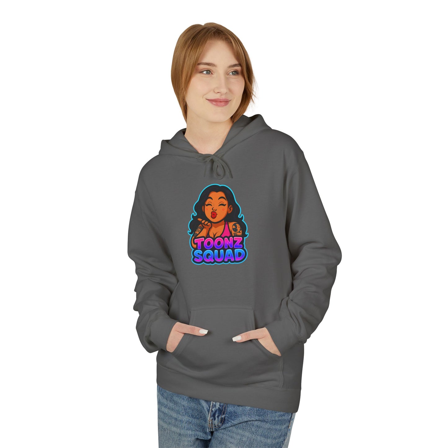 Sassy Squad Hoodie - Unisex Fleece, Cozy Gift, Trendy Streetwear, Casual Comfort, Perfect for Friends & Gatherings