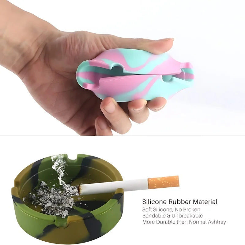 Silicone Glow-in-the-Dark Tray – Shatterproof, Easy-Clean Organizer for Indoor & Outdoor Use