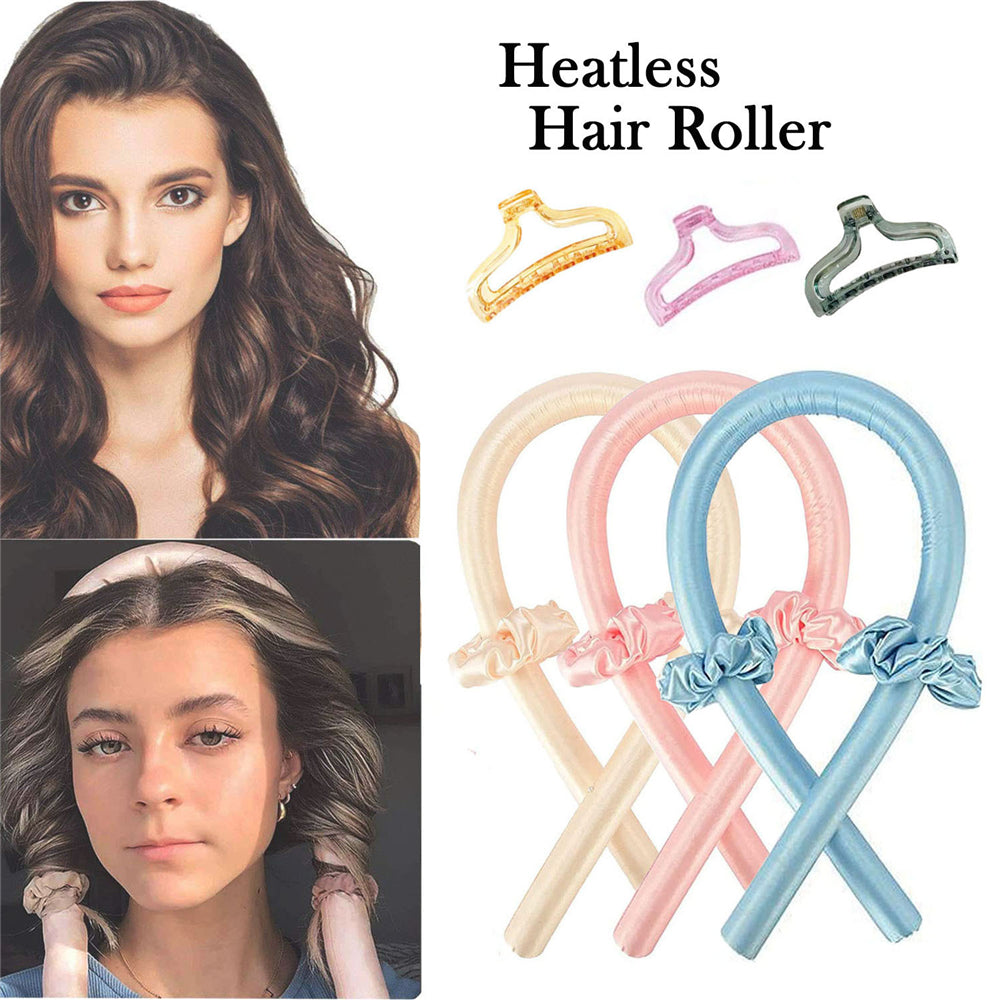 Heatless Curling Rod Headband Set – Wake Up to Effortless Curls