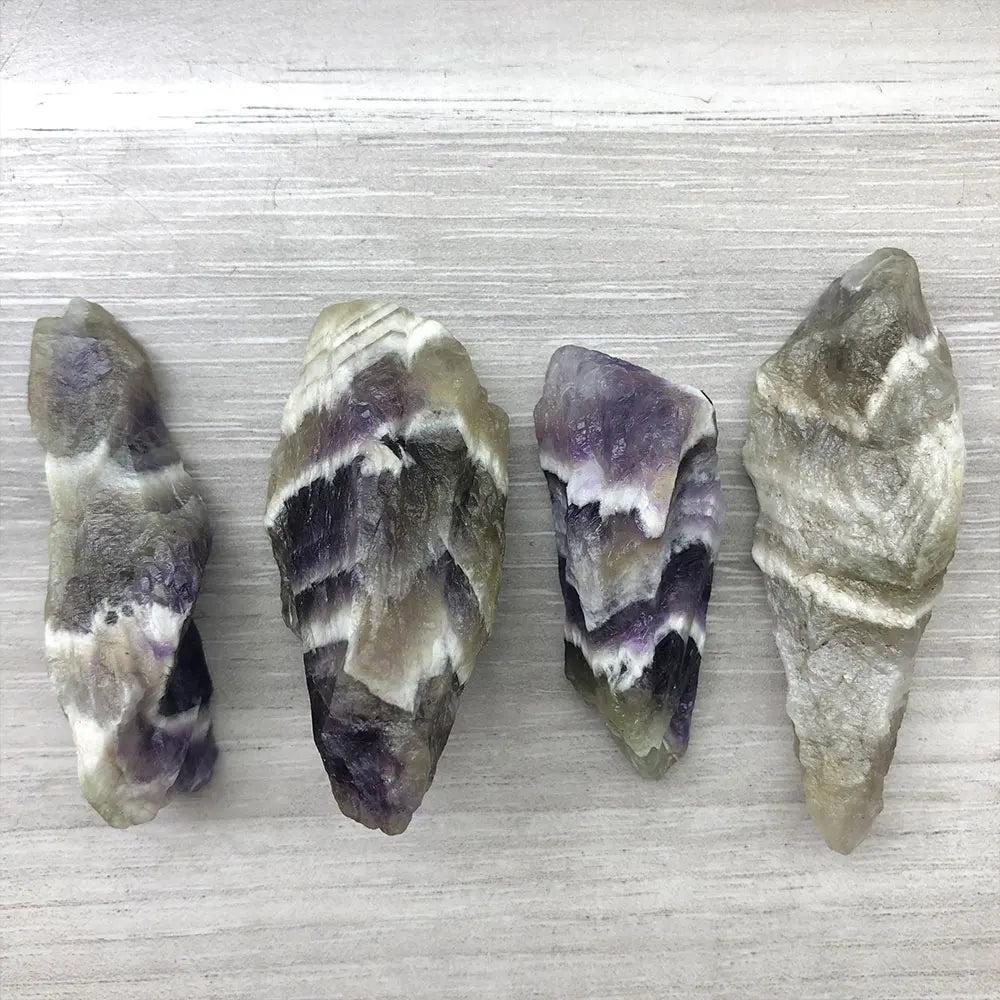 Raw Dream Amethyst Crystal – Natural Rough Stone for Healing, Décor, and Craft