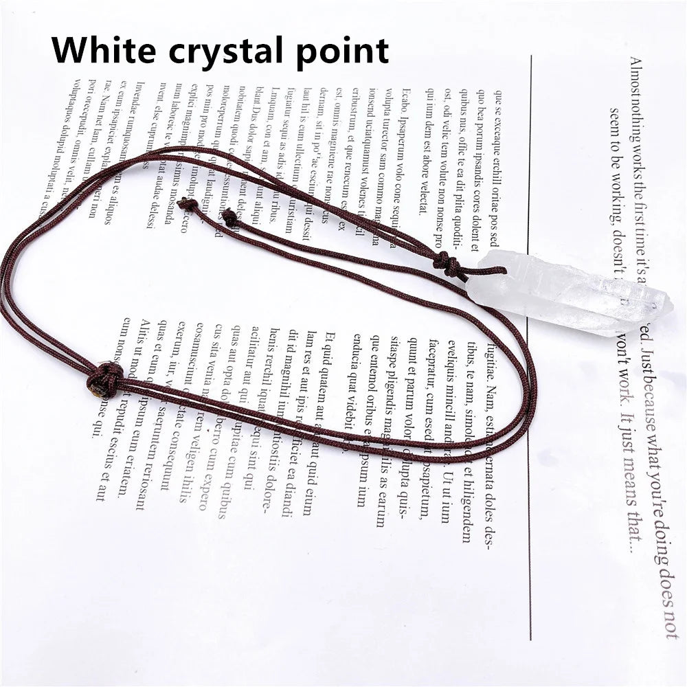 Natural Crystal Point Ornaments – Amethyst & Citrine Healing Stones