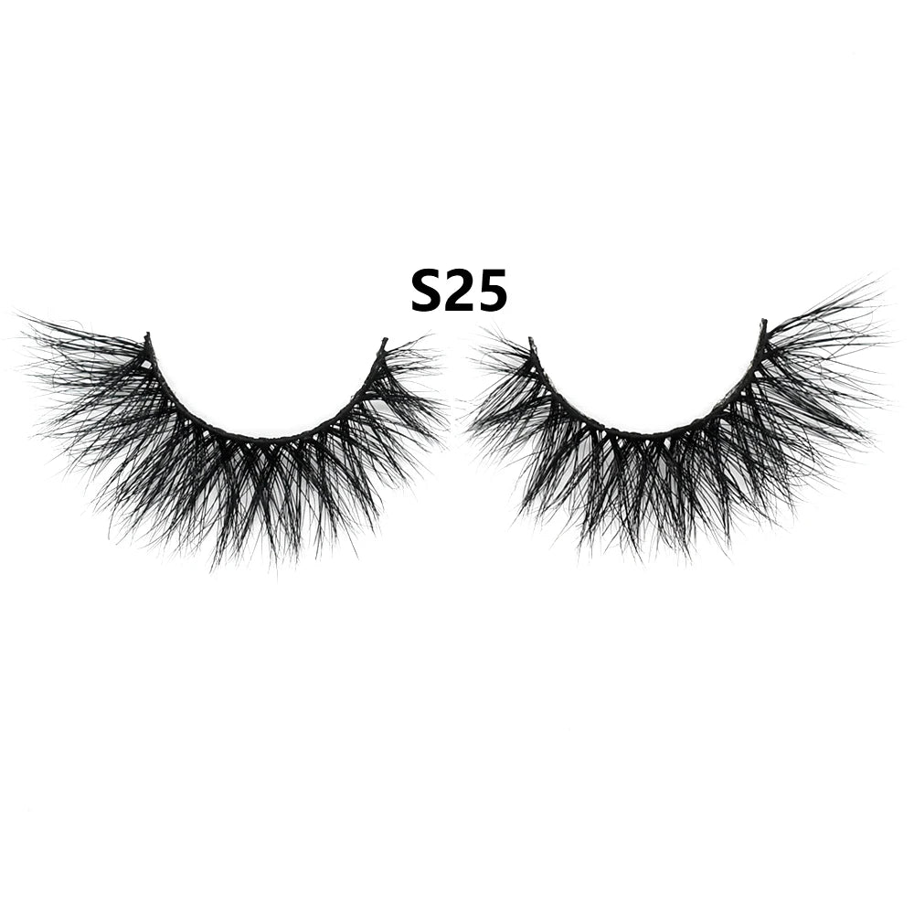 3D Mink False Eyelashes – Fluffy, Wispy & Natural Look