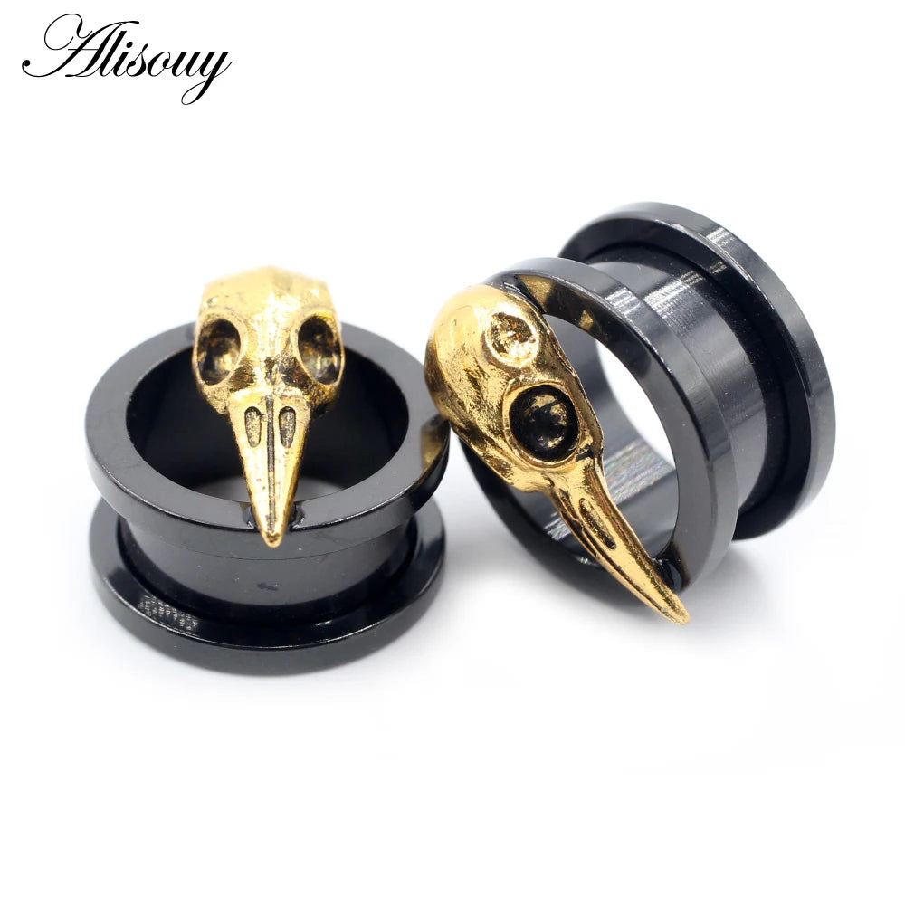Stainless Steel Screw-Fit Ear Gauges – Multiple Sizes & Styles