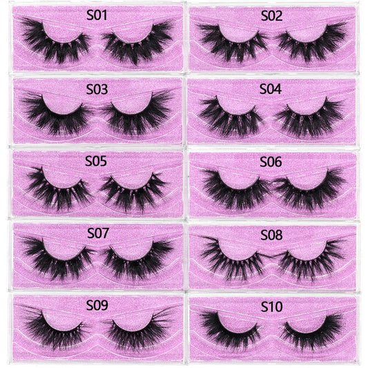 3D Mink False Eyelashes – Fluffy, Wispy & Natural Look