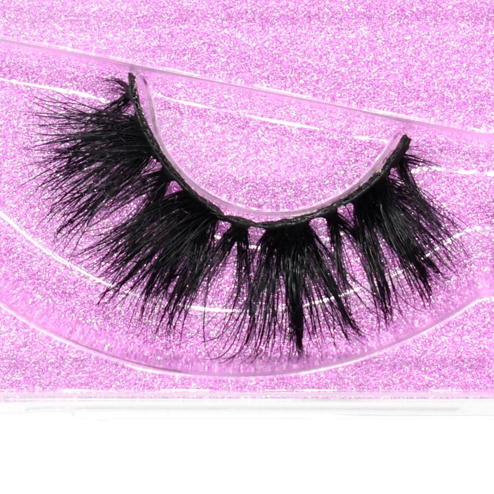 3D Mink Lashes – Fluffy Crisscross Wispy Strip Lashes 10 Soft Box