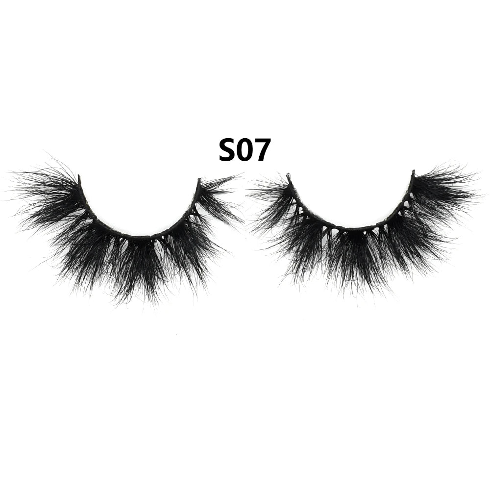 3D Mink False Eyelashes – Fluffy, Wispy & Natural Look