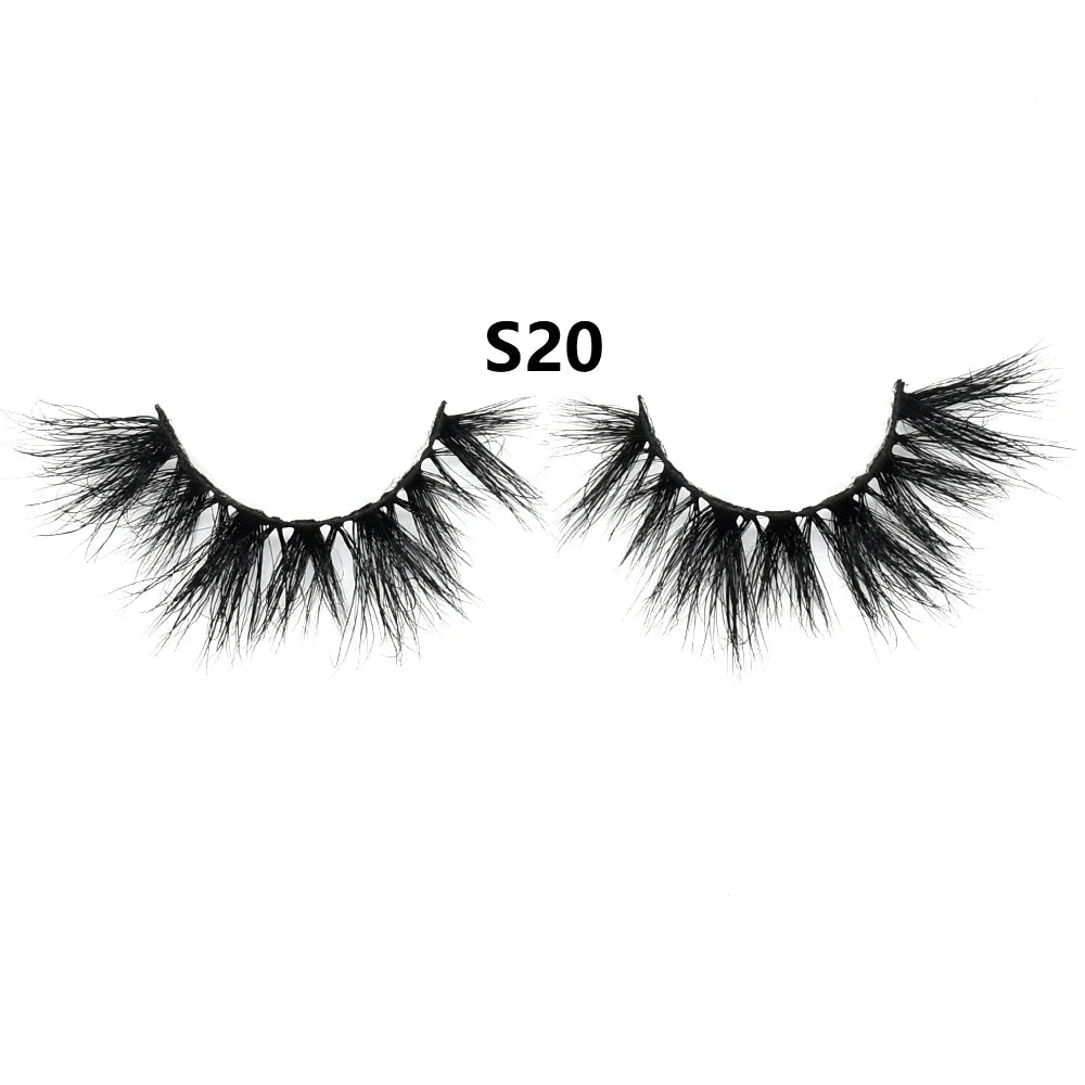 3D Mink False Eyelashes – Fluffy, Wispy & Natural Look