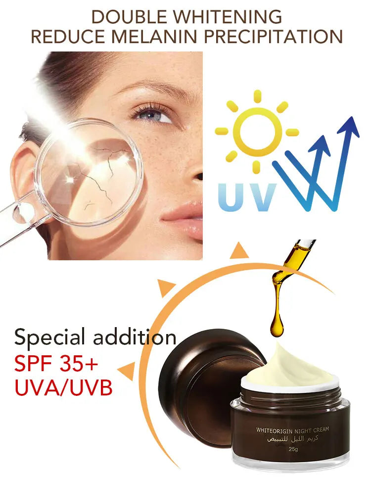 Kojic Acid Whitening Face Cream Set – Dark Spot Remover, SPF Protection & Moisturizing Skincare