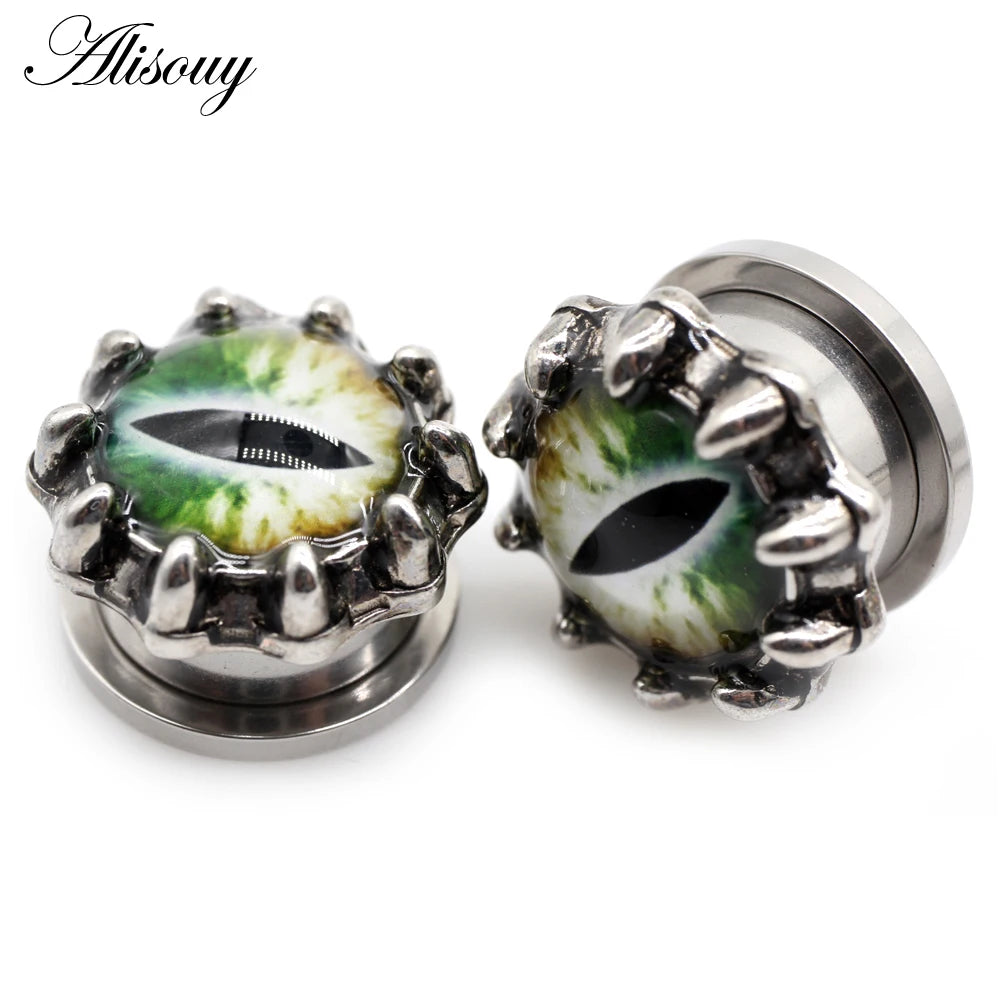 Stainless Steel Screw-Fit Ear Gauges – Multiple Sizes & Styles
