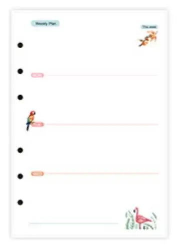 A5/A6/A7 Laser Notebook Planner – Organizer, Binder, Journal & Sketchbook
