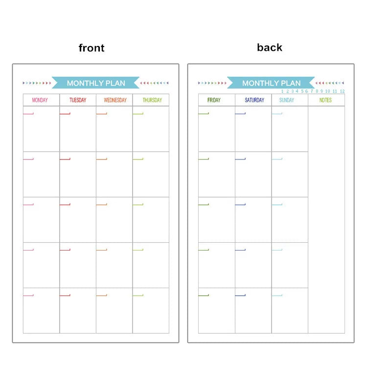 A5/A6/A7 Laser Notebook Planner – Organizer, Binder, Journal & Sketchbook