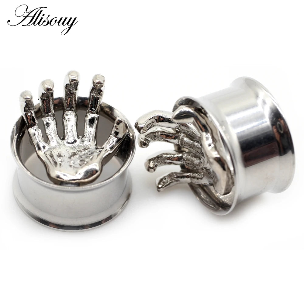 Stainless Steel Screw-Fit Ear Gauges – Multiple Sizes & Styles
