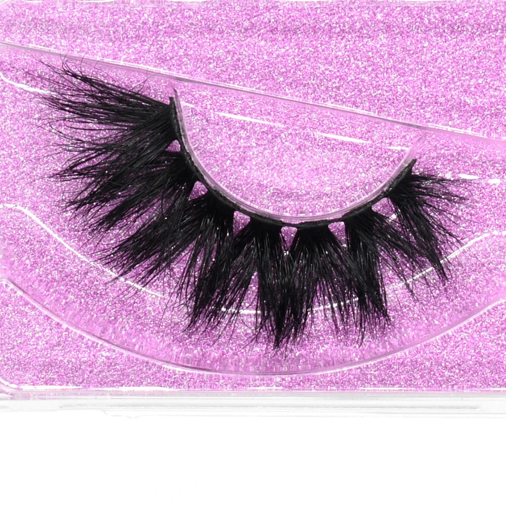 3D Mink Lashes – Fluffy Crisscross Wispy Strip Lashes 2 Soft Box