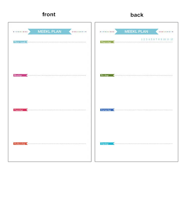 A5/A6/A7 Laser Notebook Planner – Organizer, Binder, Journal & Sketchbook