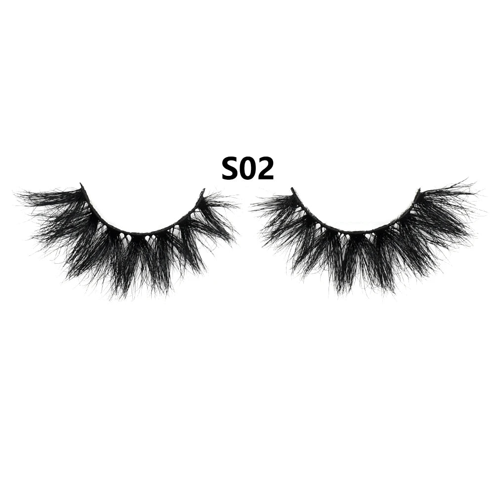 3D Mink False Eyelashes – Fluffy, Wispy & Natural Look