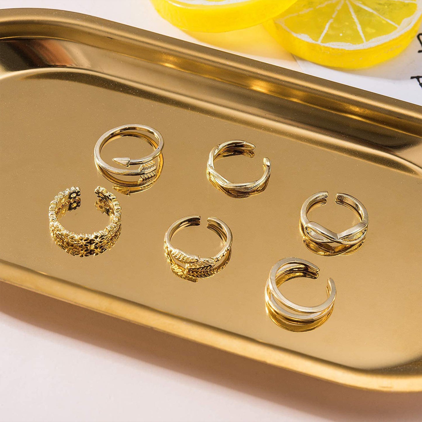 Adjustable Toe Ring Set – 7/10/12pcs Gold & Silver Summer Jewelry