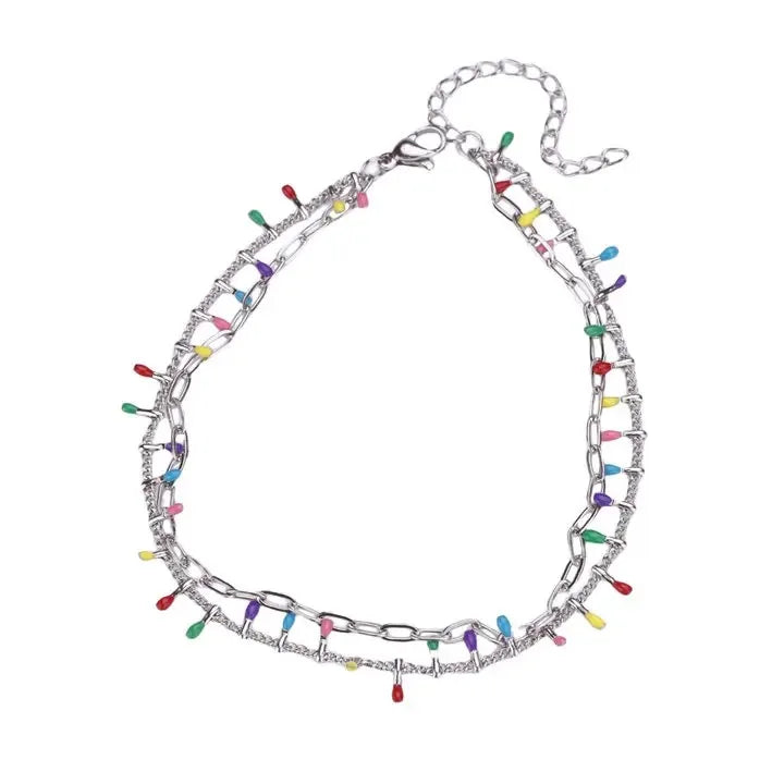 Boho Drop Anklet – Women’s Gold Stainless Steel Wedding & Aesthetic Jewelry (20+5cm)