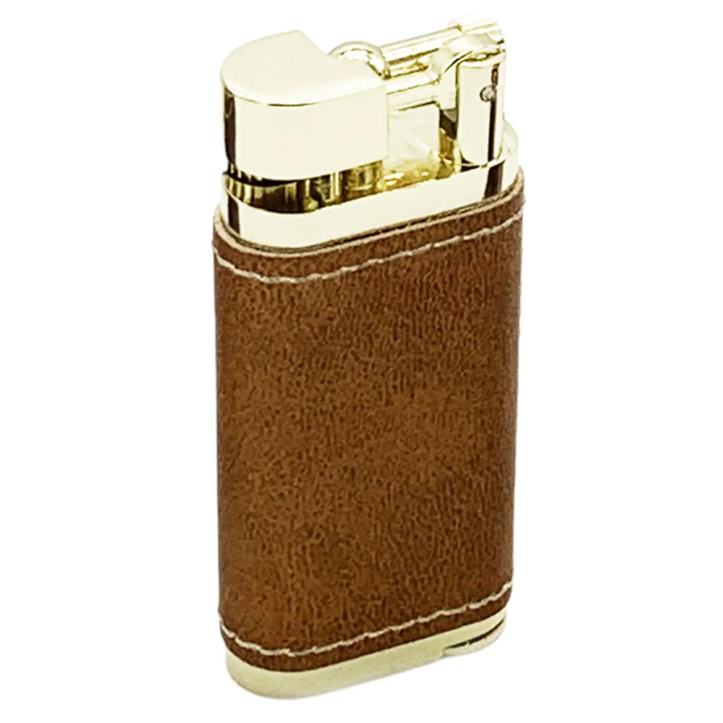 Vintage Oblique Fire Pipe Lighter – Metal Reusable