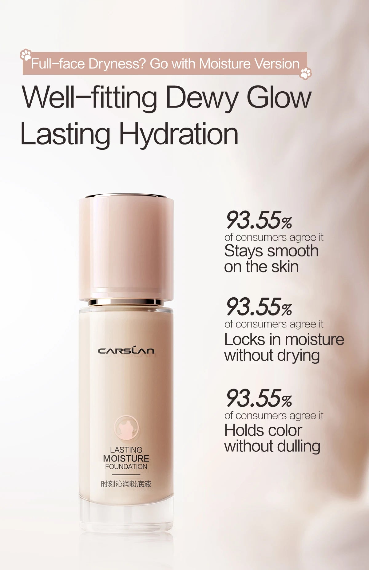 Long-Lasting Matte Liquid Foundation – Full Coverage & Oil-Control