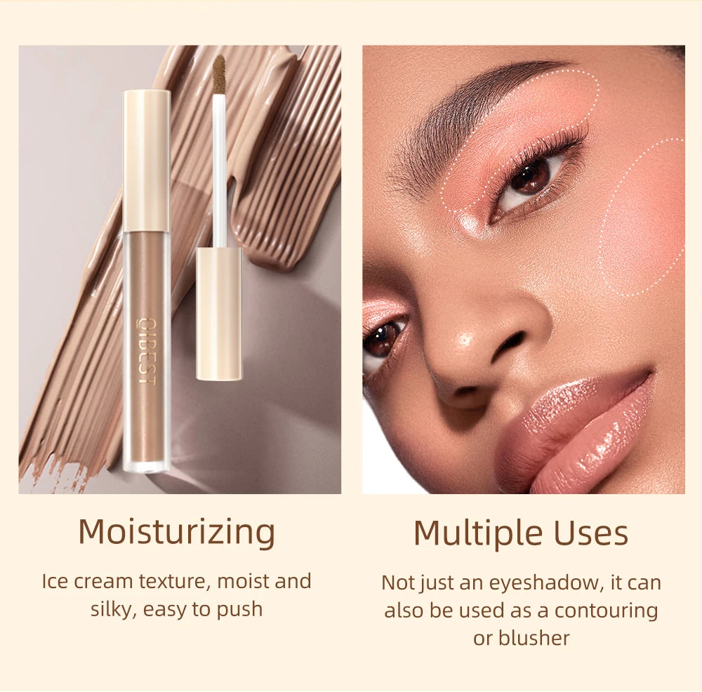 8pcs Liquid Eyeshadow Stick Set – Brown & Coffee Tones