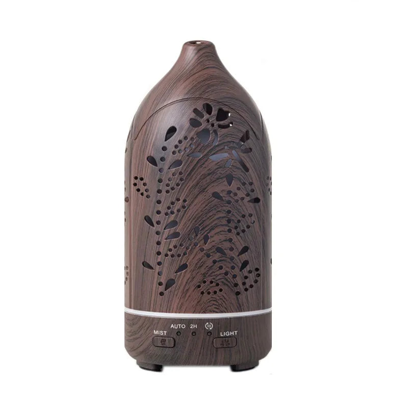 Ultrasonic Essential Oil Diffuser – 100ml LED Aromatherapy Humidifier with Adjustable Mist Modes