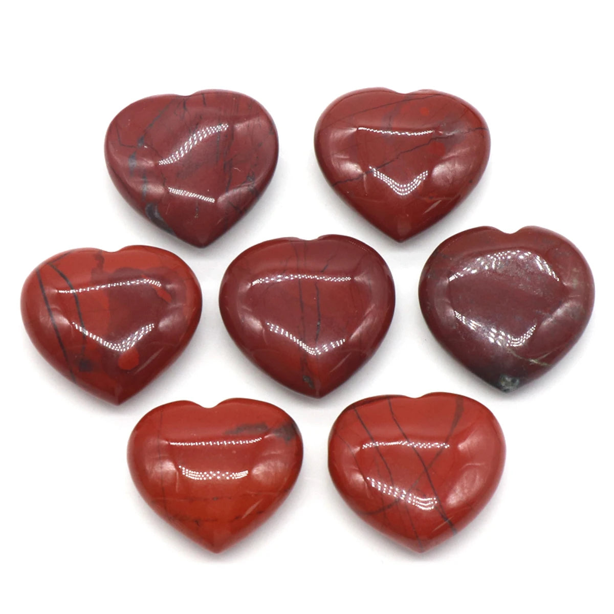 Natural Stone Heart Crystals – Rose Quartz, Amethyst & Gemstone Ornaments