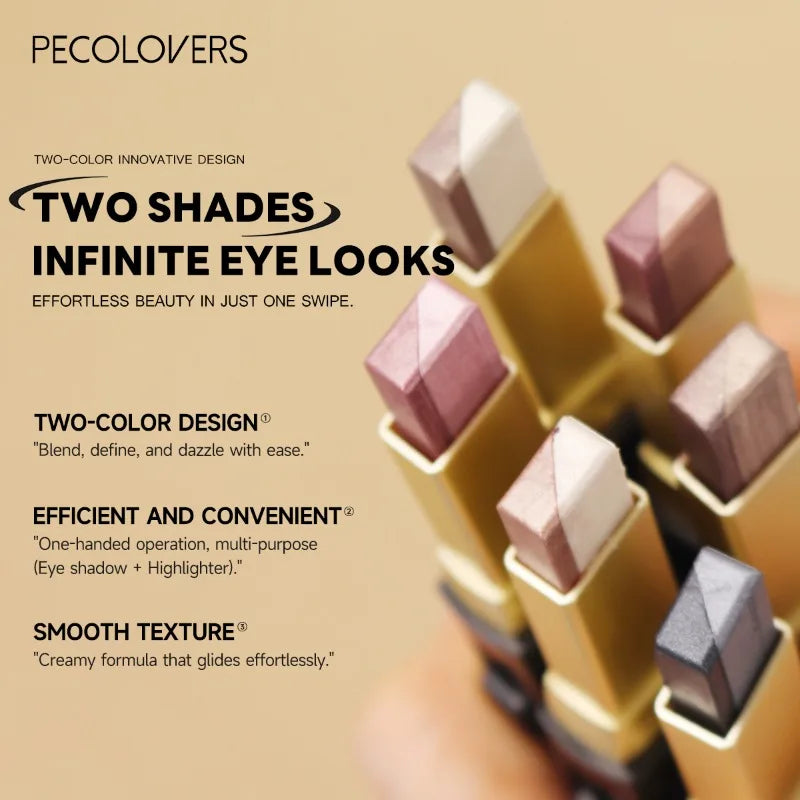 Double Color Eyeshadow Stick – Swipe, Sparkle, Slay