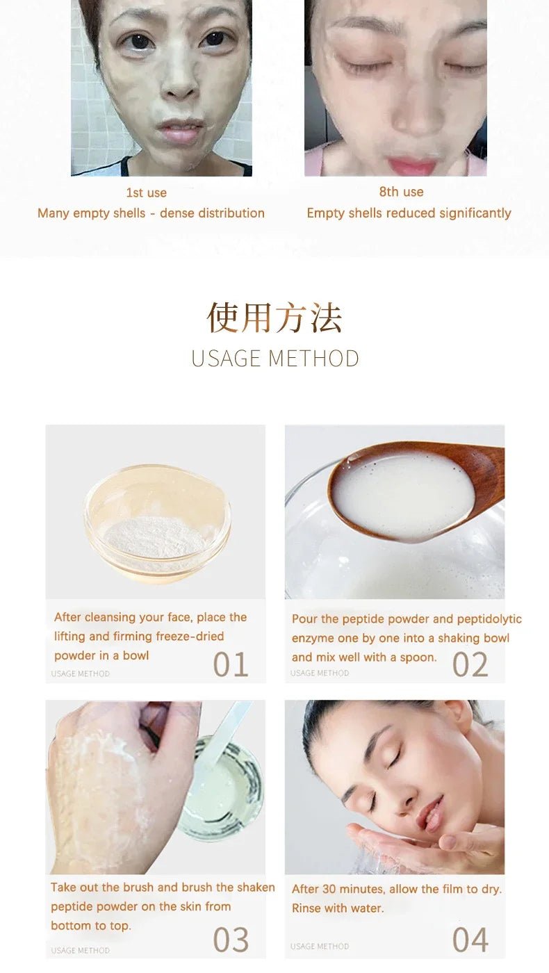Korean Collagen & Hyaluronic Acid Face Mask – Repair, Firming & Brightening