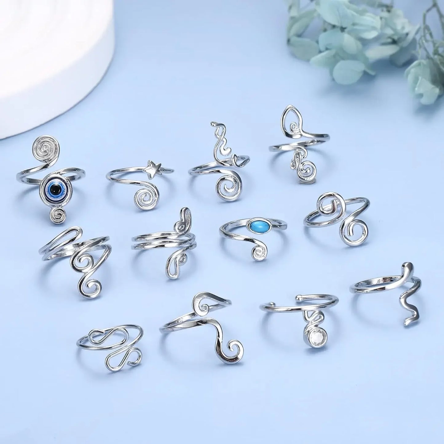 3pcs Adjustable Toe Rings – Summer Beach Foot Jewelry