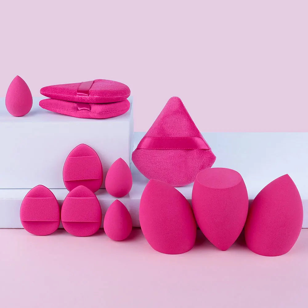 Professional Makeup Brush Set – 13pcs / 33pcs with Sponges & Tools