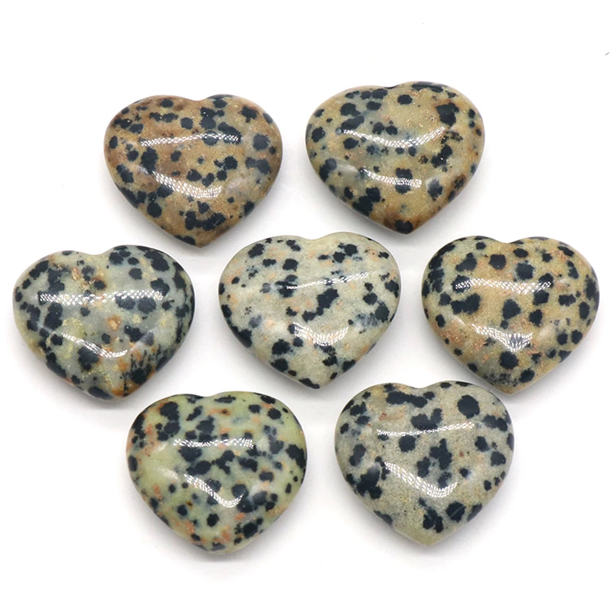 Natural Stone Heart Crystals – Rose Quartz, Amethyst & Gemstone Ornaments