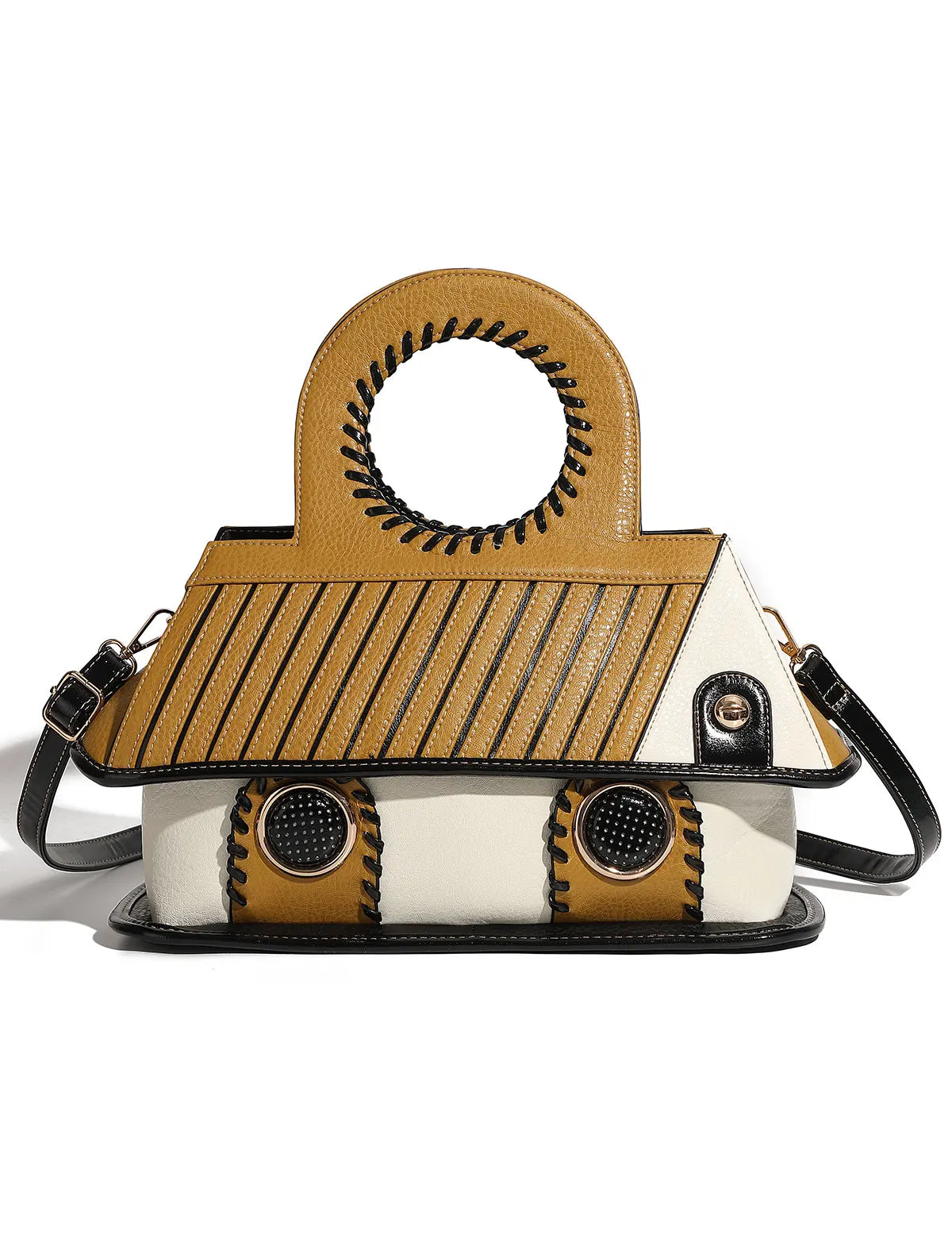 Large Capacity Women’s Leather Purse – Fashion Top Handle & Crossbody Handbag