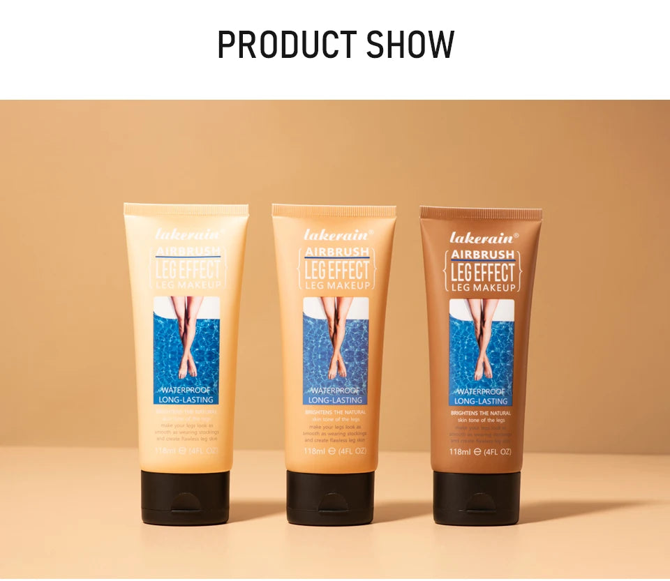 Waterproof Body & Leg Makeup Lotion – Medium Bronze Foundation Cream (118g)