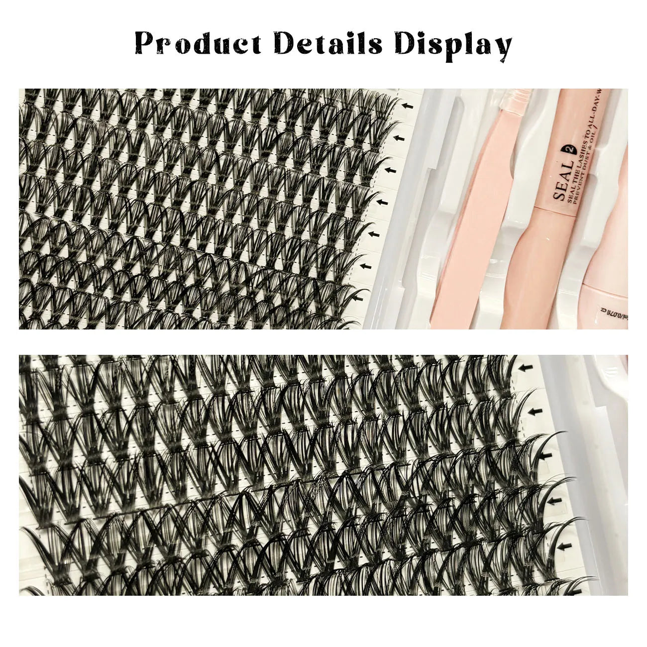 320PCS Waterproof DIY Lash Extension Kit (Mixed Clusters)