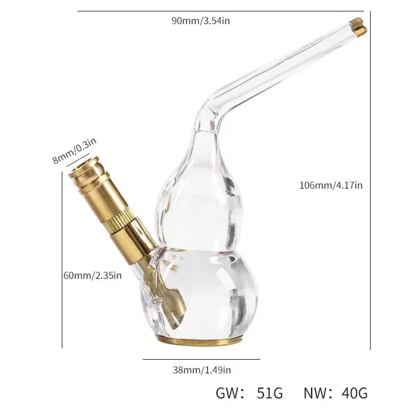 Mini Dual Acrylic Filter Bottle – Compact Multi-Use Water Bottle Accessory (106×90×38mm)