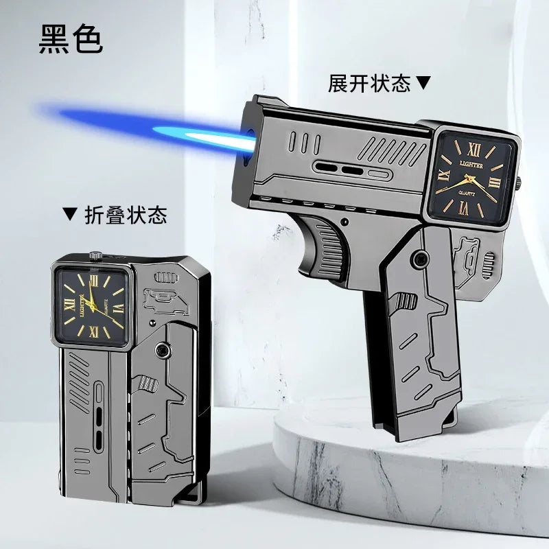 Folding Watch Spray Gun Torch Lighter