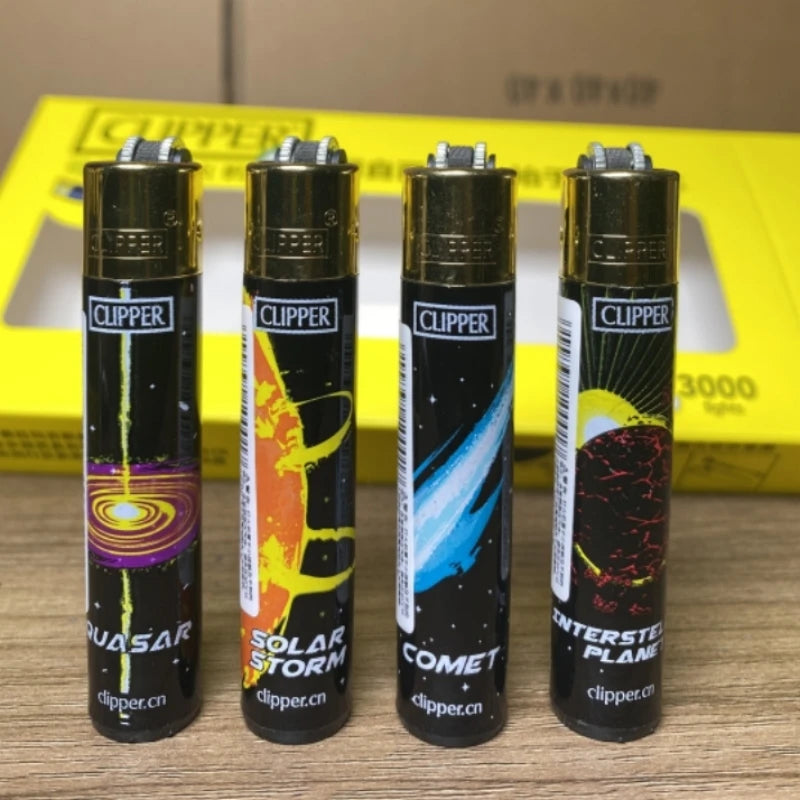 Original Clipper-Style Gas Lighter Set – 4-Piece Boxed Collection