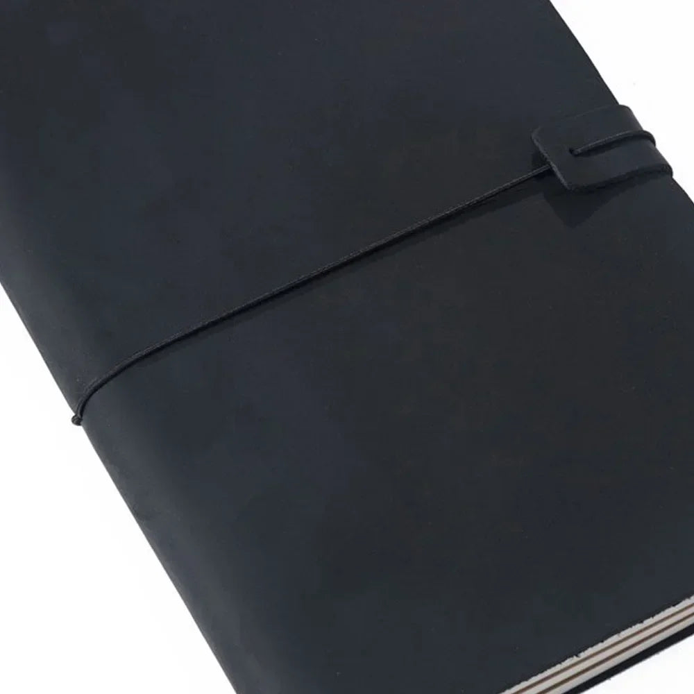 Handmade Genuine Leather Notebook – Vintage Cowhide Diary, Journal & Travel Planner Cover